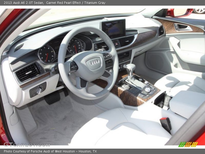  2013 A6 2.0T Sedan Titanium Gray Interior