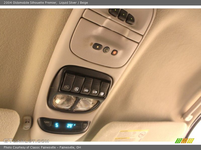 Controls of 2004 Silhouette Premier