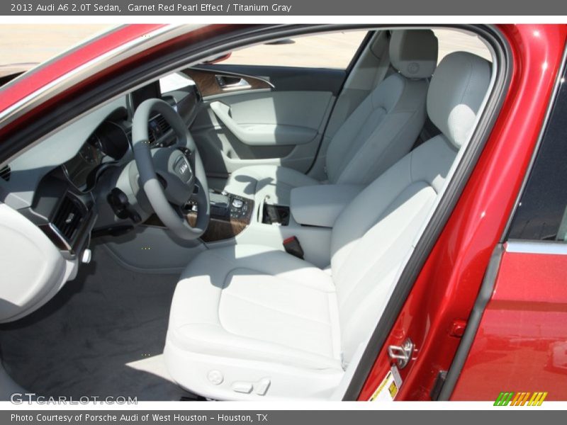 Garnet Red Pearl Effect / Titanium Gray 2013 Audi A6 2.0T Sedan