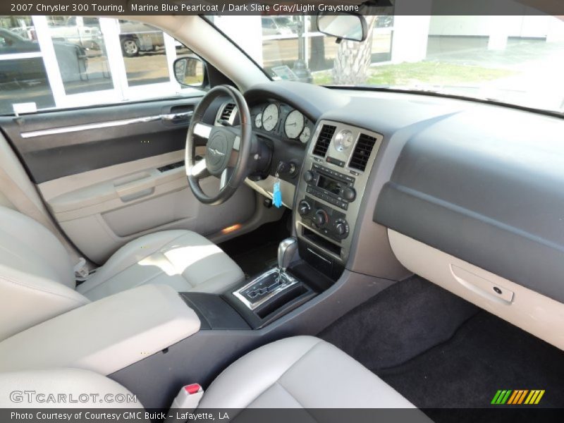 Marine Blue Pearlcoat / Dark Slate Gray/Light Graystone 2007 Chrysler 300 Touring