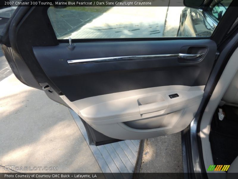 Marine Blue Pearlcoat / Dark Slate Gray/Light Graystone 2007 Chrysler 300 Touring