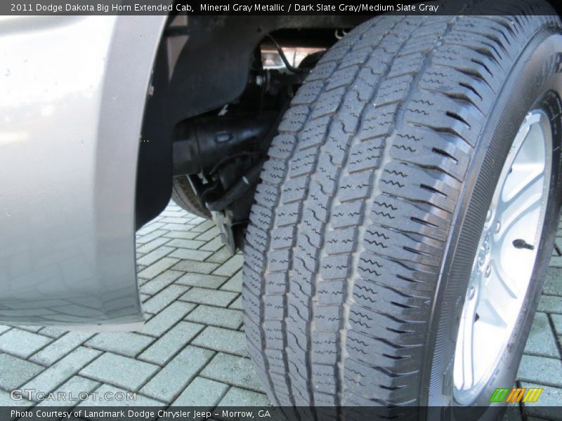 Mineral Gray Metallic / Dark Slate Gray/Medium Slate Gray 2011 Dodge Dakota Big Horn Extended Cab