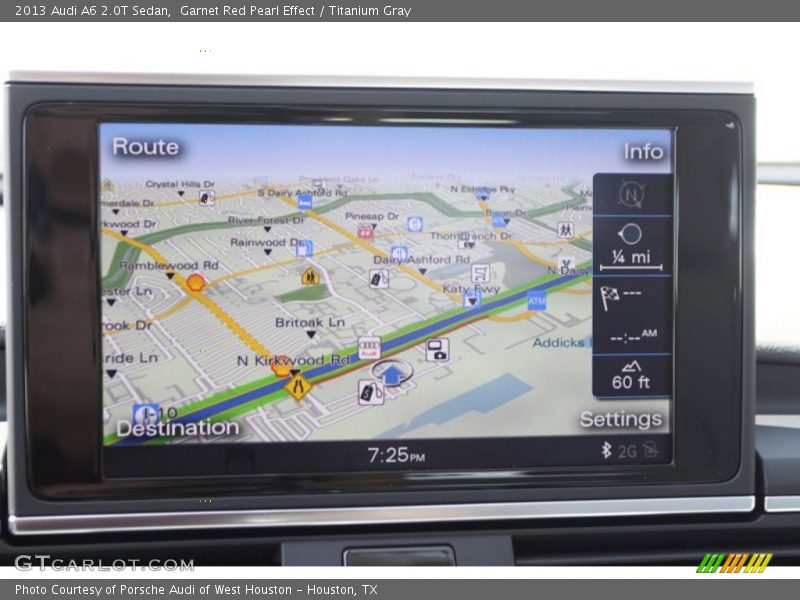 Navigation of 2013 A6 2.0T Sedan