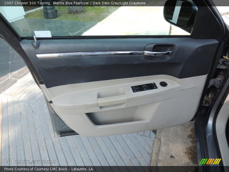 Marine Blue Pearlcoat / Dark Slate Gray/Light Graystone 2007 Chrysler 300 Touring