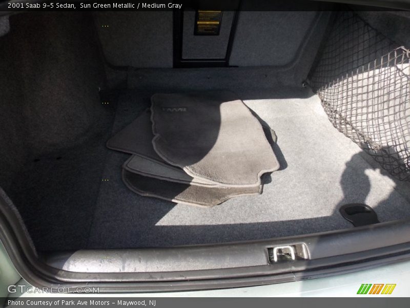 Sun Green Metallic / Medium Gray 2001 Saab 9-5 Sedan