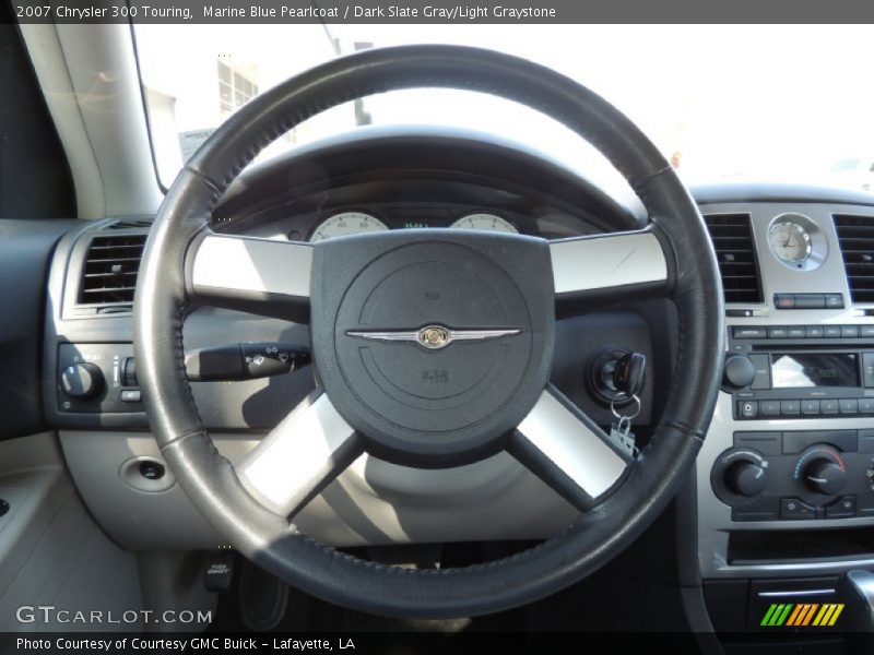 Marine Blue Pearlcoat / Dark Slate Gray/Light Graystone 2007 Chrysler 300 Touring