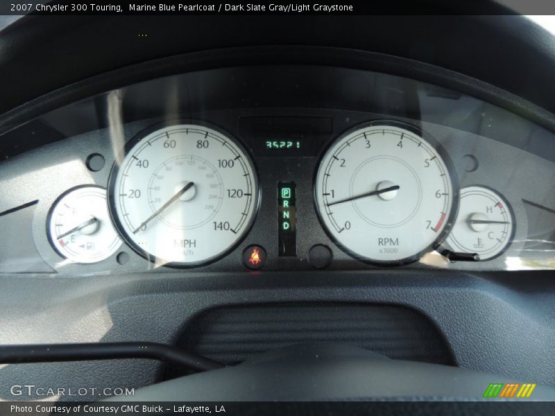 Marine Blue Pearlcoat / Dark Slate Gray/Light Graystone 2007 Chrysler 300 Touring