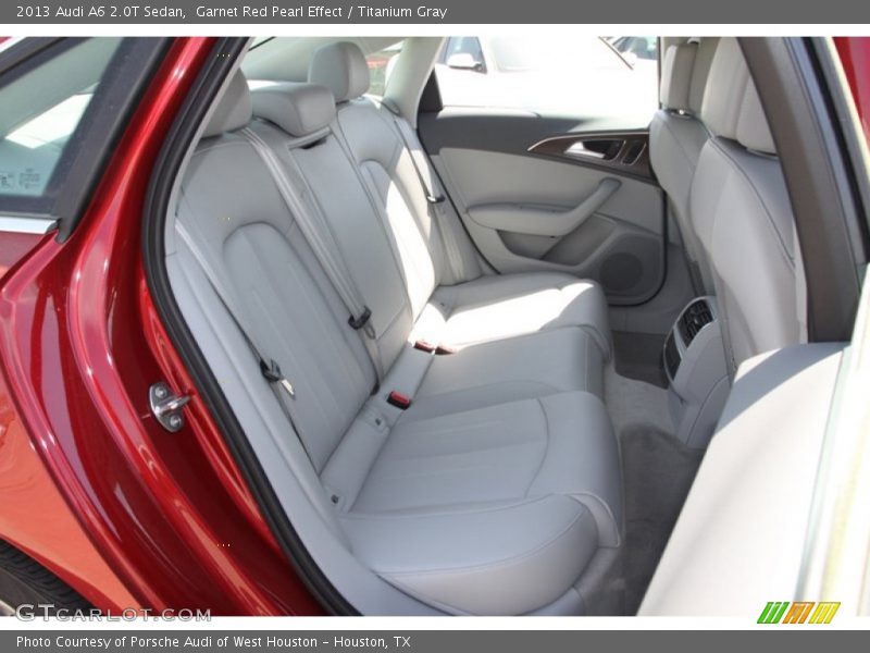 Rear Seat of 2013 A6 2.0T Sedan