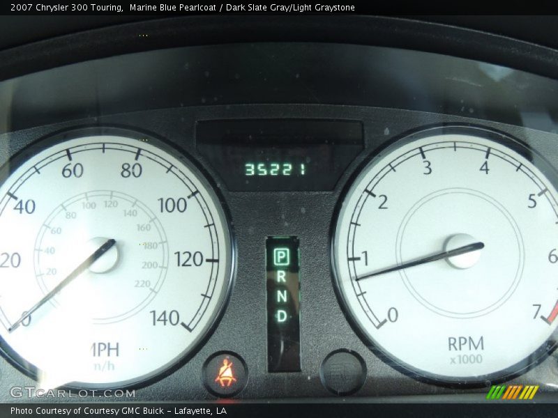 Marine Blue Pearlcoat / Dark Slate Gray/Light Graystone 2007 Chrysler 300 Touring