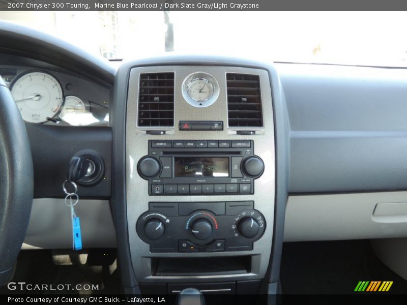 Marine Blue Pearlcoat / Dark Slate Gray/Light Graystone 2007 Chrysler 300 Touring