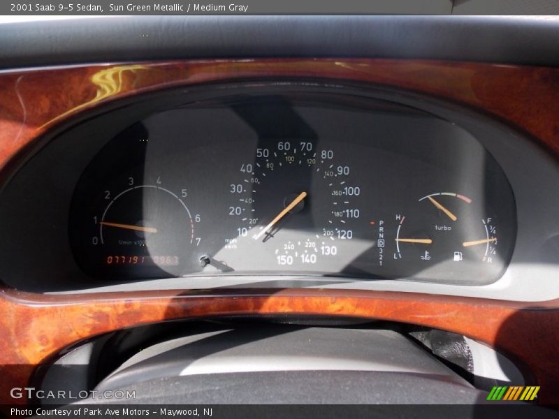  2001 9-5 Sedan Sedan Gauges