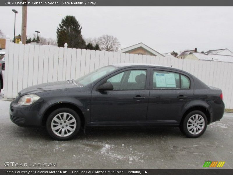 Slate Metallic / Gray 2009 Chevrolet Cobalt LS Sedan