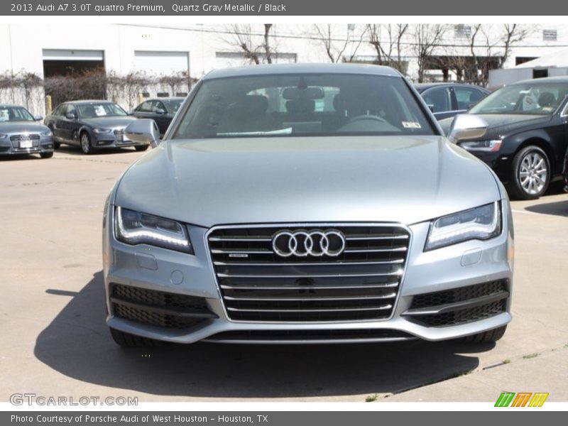 Quartz Gray Metallic / Black 2013 Audi A7 3.0T quattro Premium
