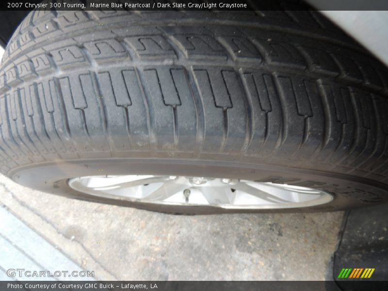 Marine Blue Pearlcoat / Dark Slate Gray/Light Graystone 2007 Chrysler 300 Touring