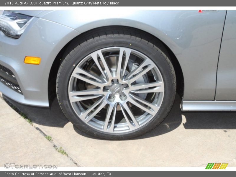 Quartz Gray Metallic / Black 2013 Audi A7 3.0T quattro Premium