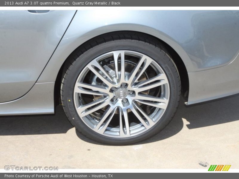 Quartz Gray Metallic / Black 2013 Audi A7 3.0T quattro Premium