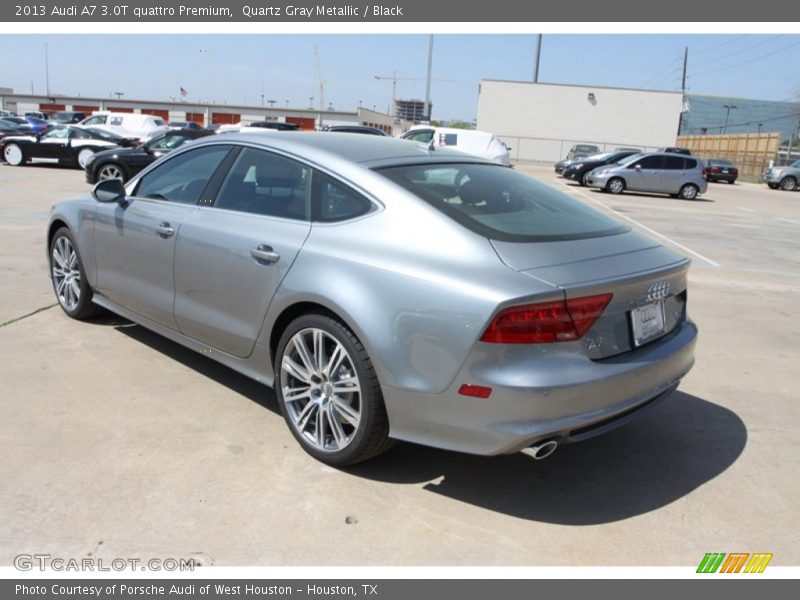 Quartz Gray Metallic / Black 2013 Audi A7 3.0T quattro Premium
