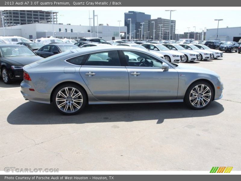 Quartz Gray Metallic / Black 2013 Audi A7 3.0T quattro Premium