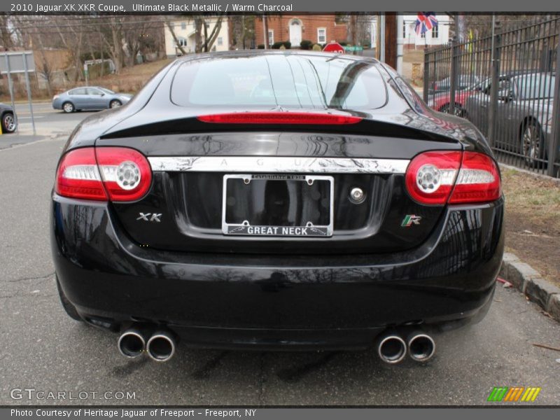 Ultimate Black Metallic / Warm Charcoal 2010 Jaguar XK XKR Coupe