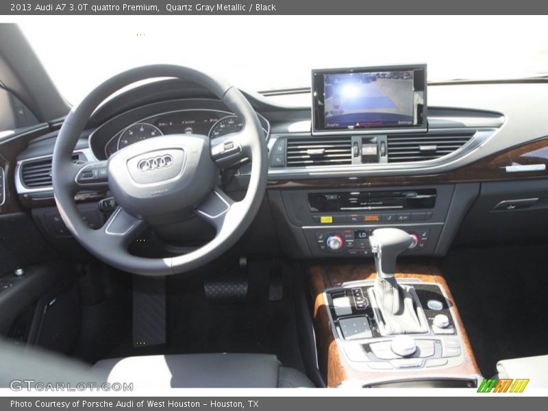 Quartz Gray Metallic / Black 2013 Audi A7 3.0T quattro Premium