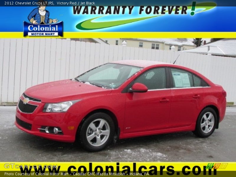 Victory Red / Jet Black 2012 Chevrolet Cruze LT/RS