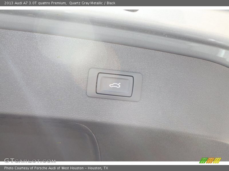 Quartz Gray Metallic / Black 2013 Audi A7 3.0T quattro Premium