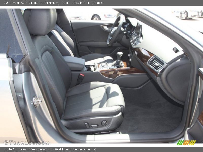 Quartz Gray Metallic / Black 2013 Audi A7 3.0T quattro Premium