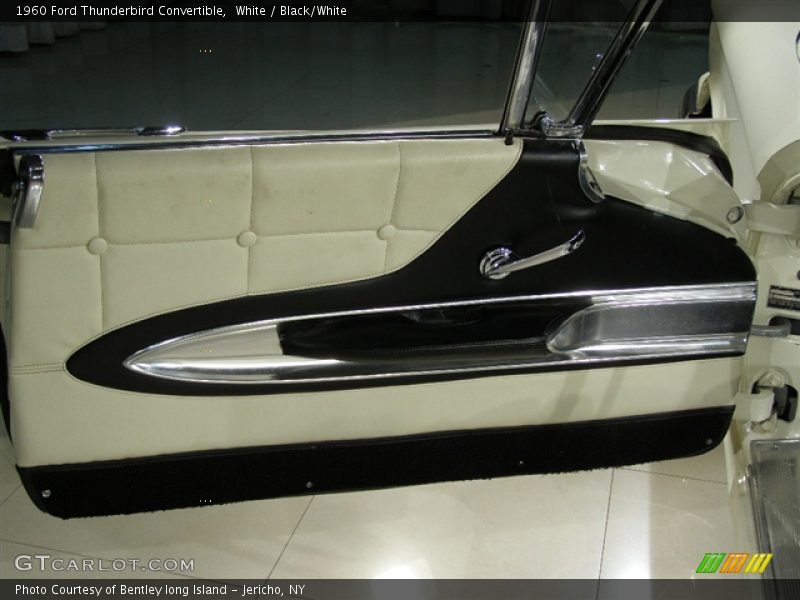 White / Black/White 1960 Ford Thunderbird Convertible