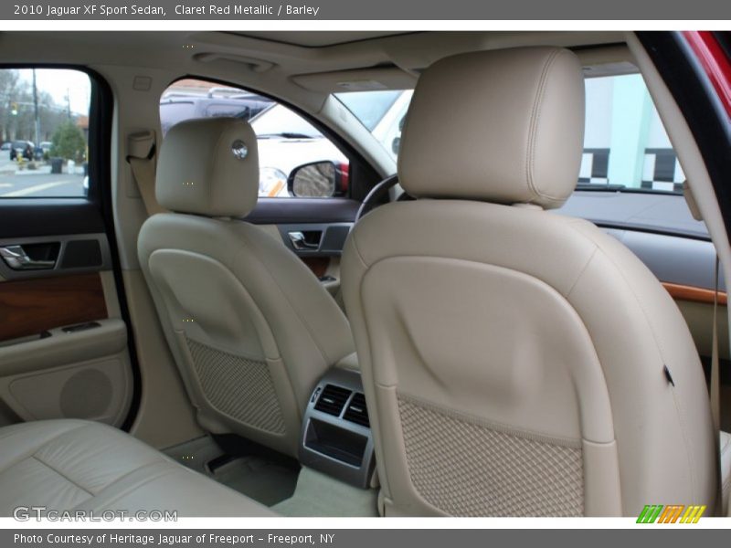 Claret Red Metallic / Barley 2010 Jaguar XF Sport Sedan