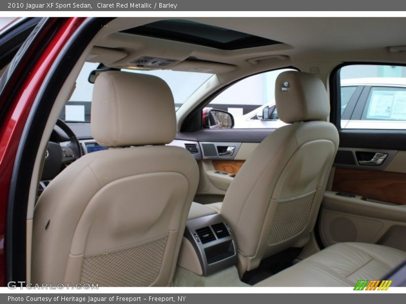Claret Red Metallic / Barley 2010 Jaguar XF Sport Sedan
