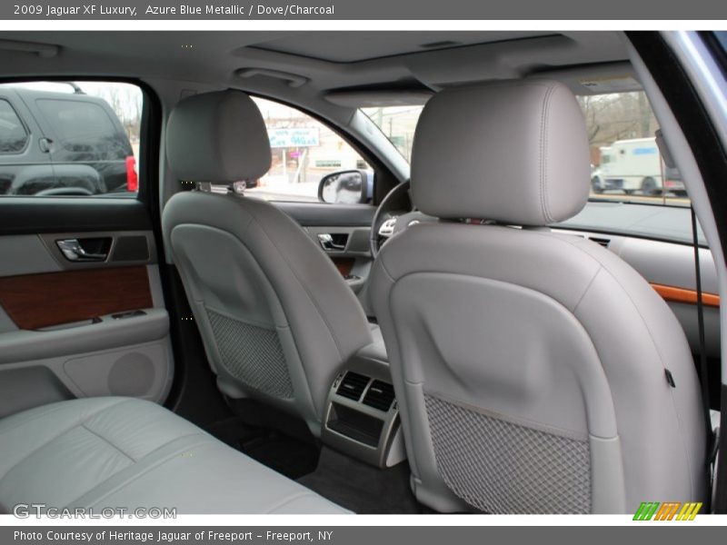 Azure Blue Metallic / Dove/Charcoal 2009 Jaguar XF Luxury