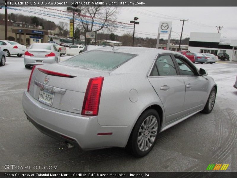 Silver Coast Metallic / Light Titanium/Ebony 2013 Cadillac CTS 4 3.6 AWD Sedan