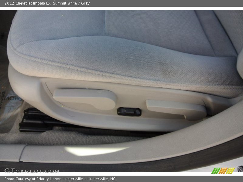 Summit White / Gray 2012 Chevrolet Impala LS