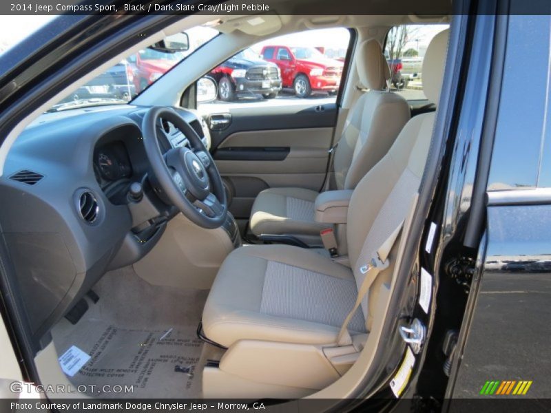  2014 Compass Sport Dark Slate Gray/Light Pebble Interior