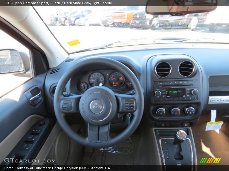 Black / Dark Slate Gray/Light Pebble 2014 Jeep Compass Sport