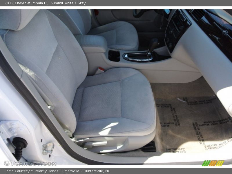 Summit White / Gray 2012 Chevrolet Impala LS