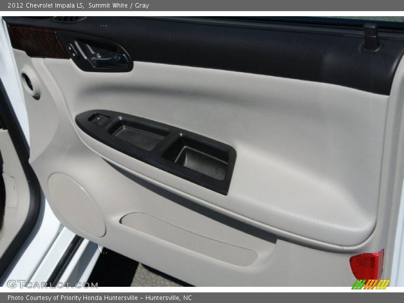 Summit White / Gray 2012 Chevrolet Impala LS
