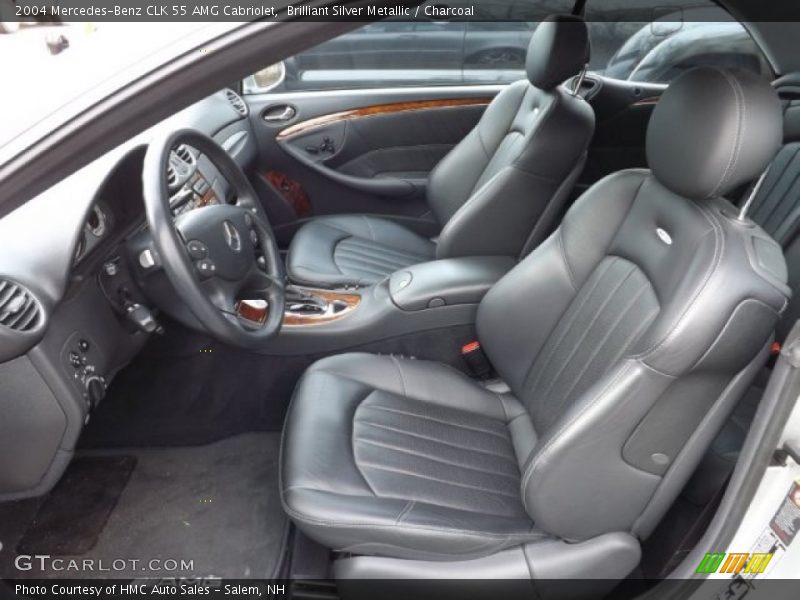  2004 CLK 55 AMG Cabriolet Charcoal Interior