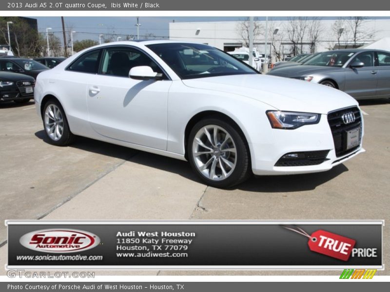 Ibis White / Black 2013 Audi A5 2.0T quattro Coupe