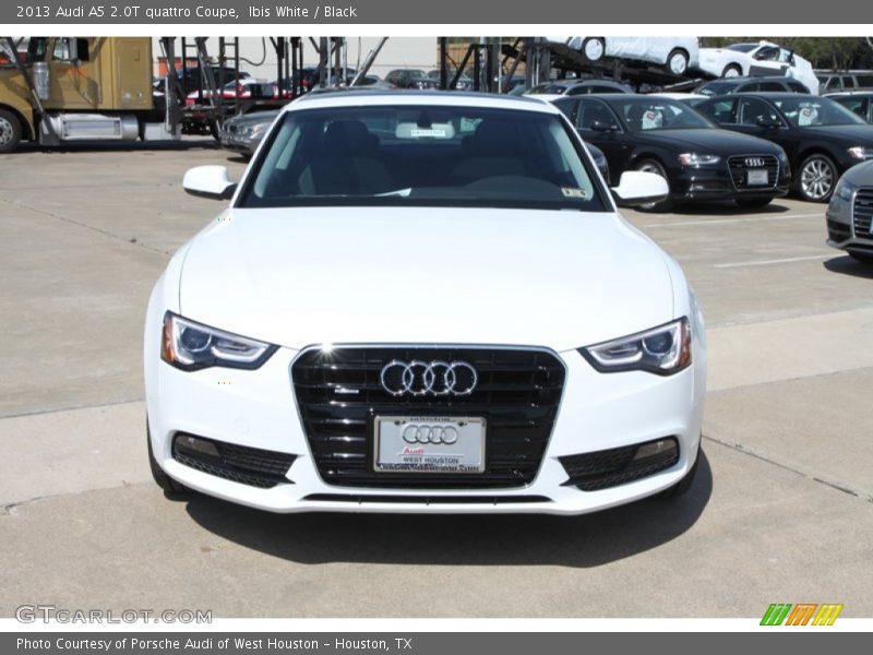 Ibis White / Black 2013 Audi A5 2.0T quattro Coupe
