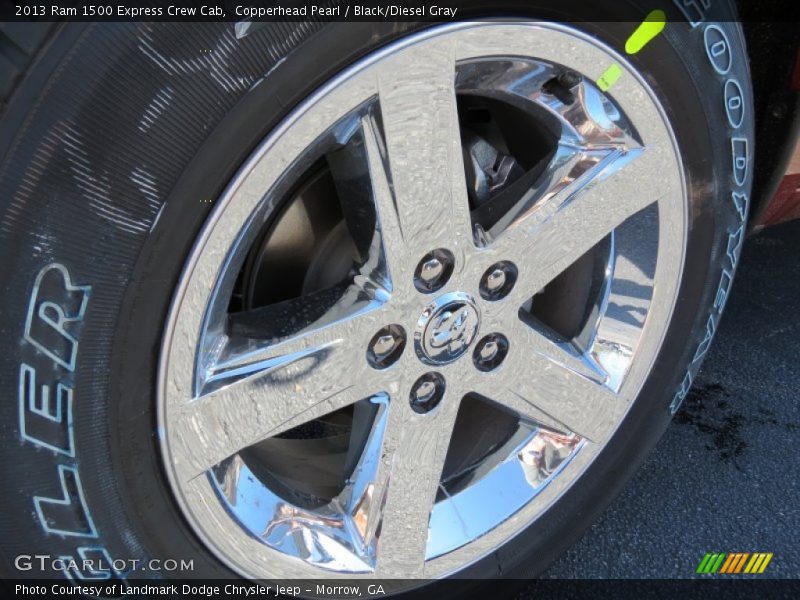 Copperhead Pearl / Black/Diesel Gray 2013 Ram 1500 Express Crew Cab