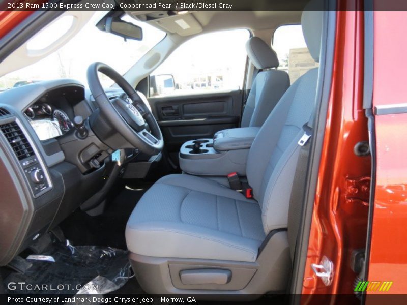Copperhead Pearl / Black/Diesel Gray 2013 Ram 1500 Express Crew Cab