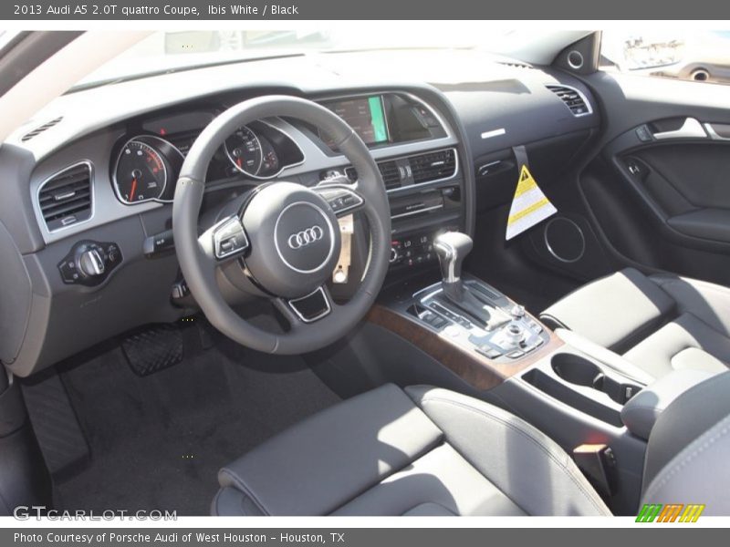 Ibis White / Black 2013 Audi A5 2.0T quattro Coupe