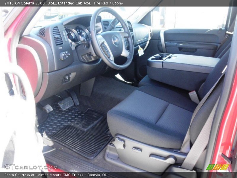  2013 Sierra 2500HD SLE Extended Cab 4x4 Ebony Interior