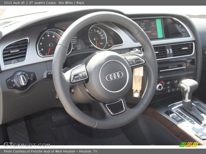 Ibis White / Black 2013 Audi A5 2.0T quattro Coupe