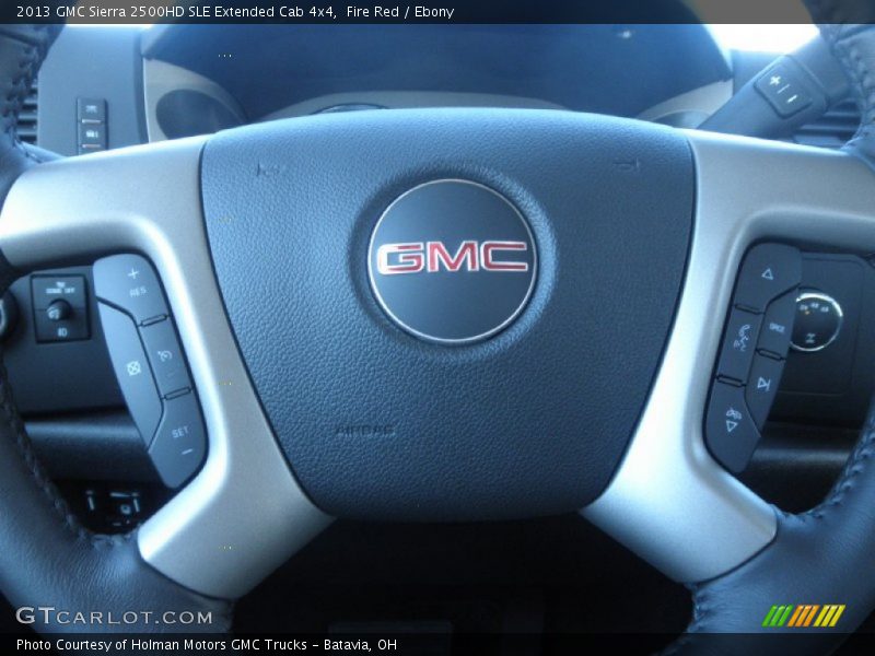 Fire Red / Ebony 2013 GMC Sierra 2500HD SLE Extended Cab 4x4