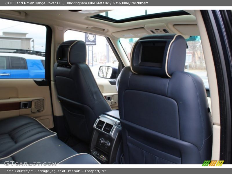 Buckingham Blue Metallic / Navy Blue/Parchment 2010 Land Rover Range Rover HSE