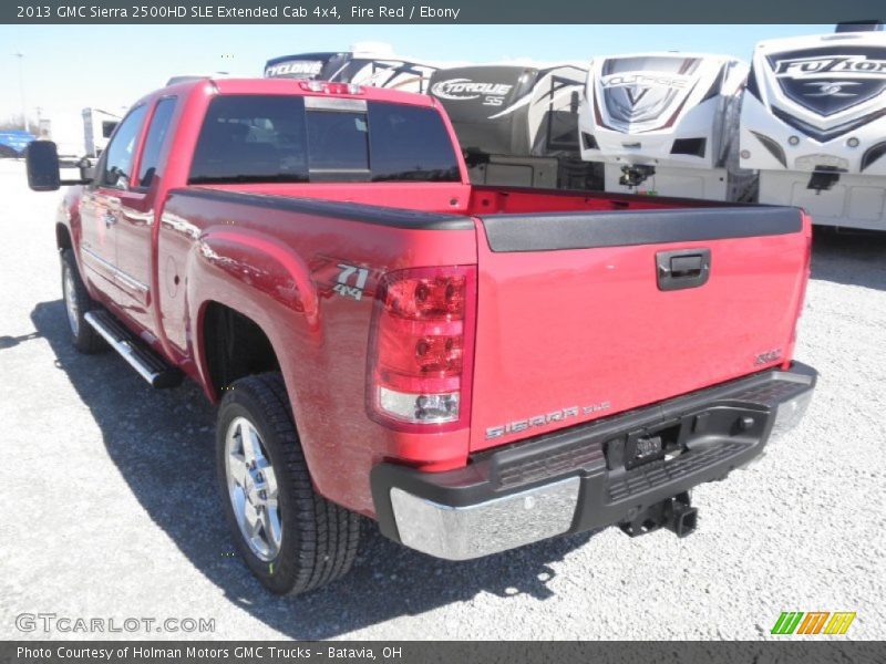 Fire Red / Ebony 2013 GMC Sierra 2500HD SLE Extended Cab 4x4