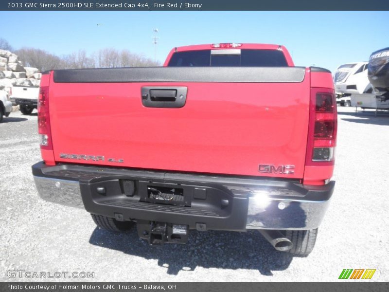Fire Red / Ebony 2013 GMC Sierra 2500HD SLE Extended Cab 4x4