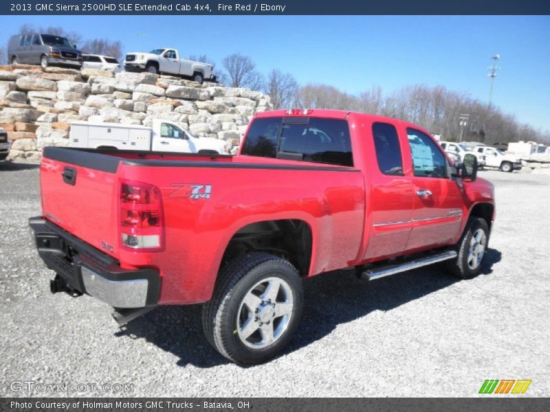 Fire Red / Ebony 2013 GMC Sierra 2500HD SLE Extended Cab 4x4